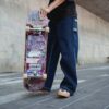 Patineta con graffiti