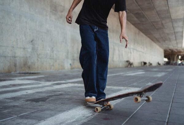 Patineta con graffiti